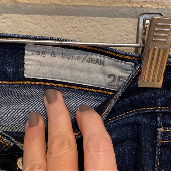 Rag & Bone High Rise Skinny Jeans, Heritage Color - Picture 7 of 12